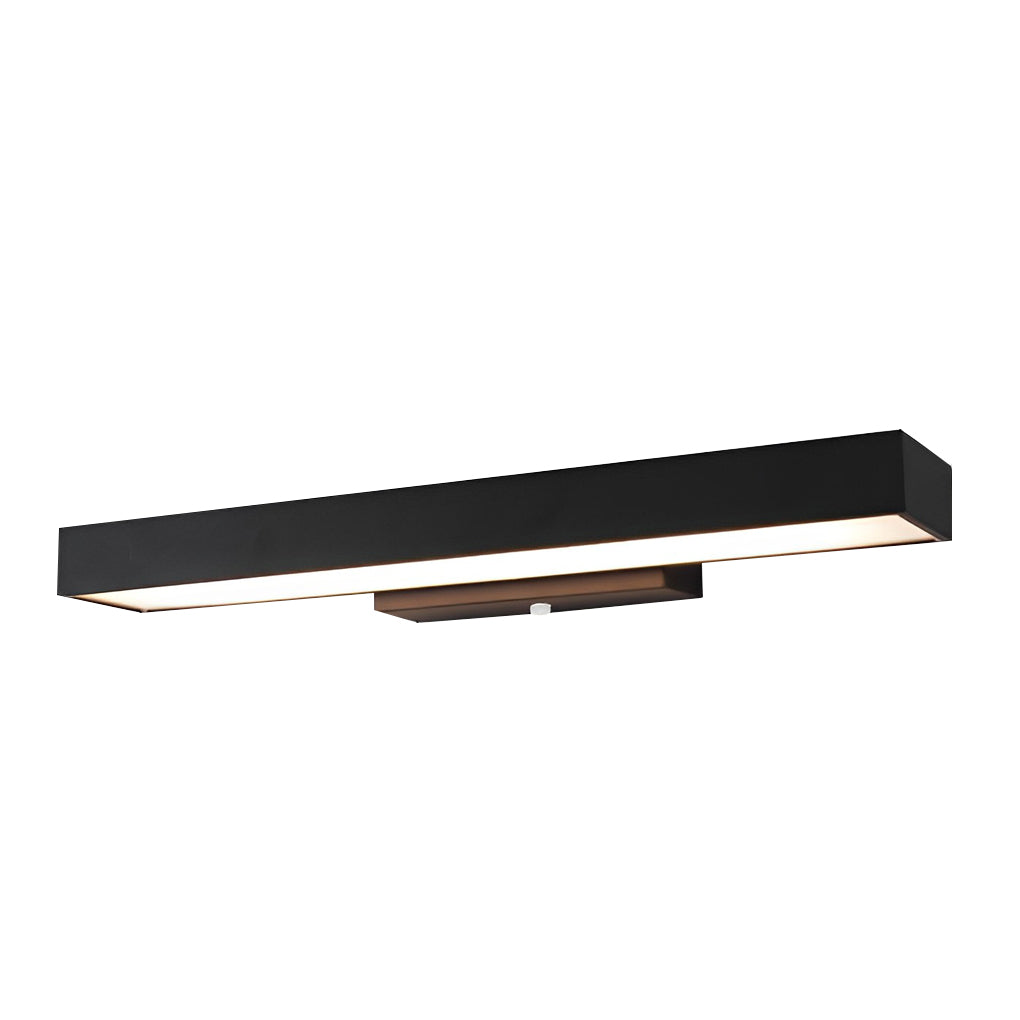 Black stainless steel outdoor light fixture
