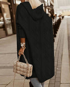 Pauline Laurent | Structured long cape with hood - Autumn Edition