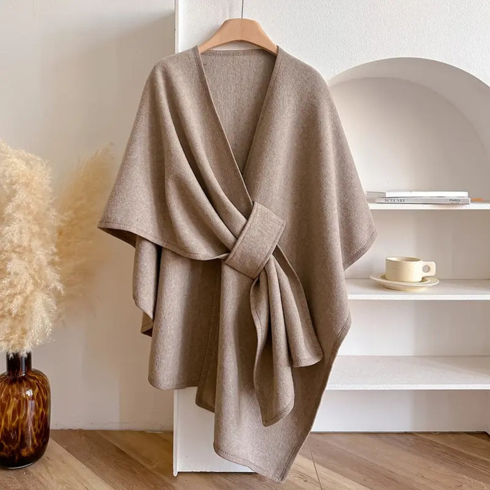 Veste coupe-vent de luxe avec drapé élégant