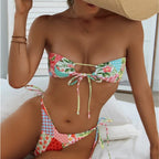Nathaliä — Bikini deux-pièces push-up à motif floral