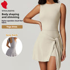 Open-back yoga dress – Streamlined elegance
