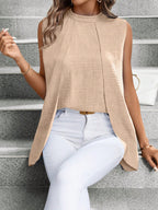 Haut sans manches drape irrégulière - Chic&Shines