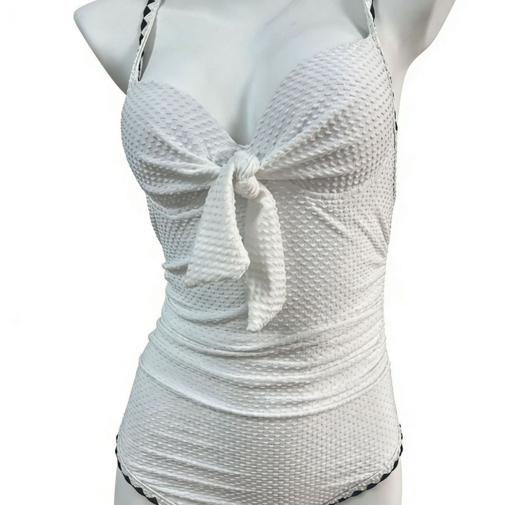 Cosima — Maillot de bain en dentelle blanc