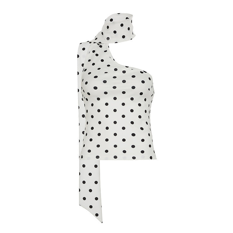 Haut court sans manches dos nu avec ruban - Chic&Shines