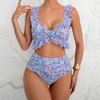 Jeanette — Maillot de bain dos nu à motif floral