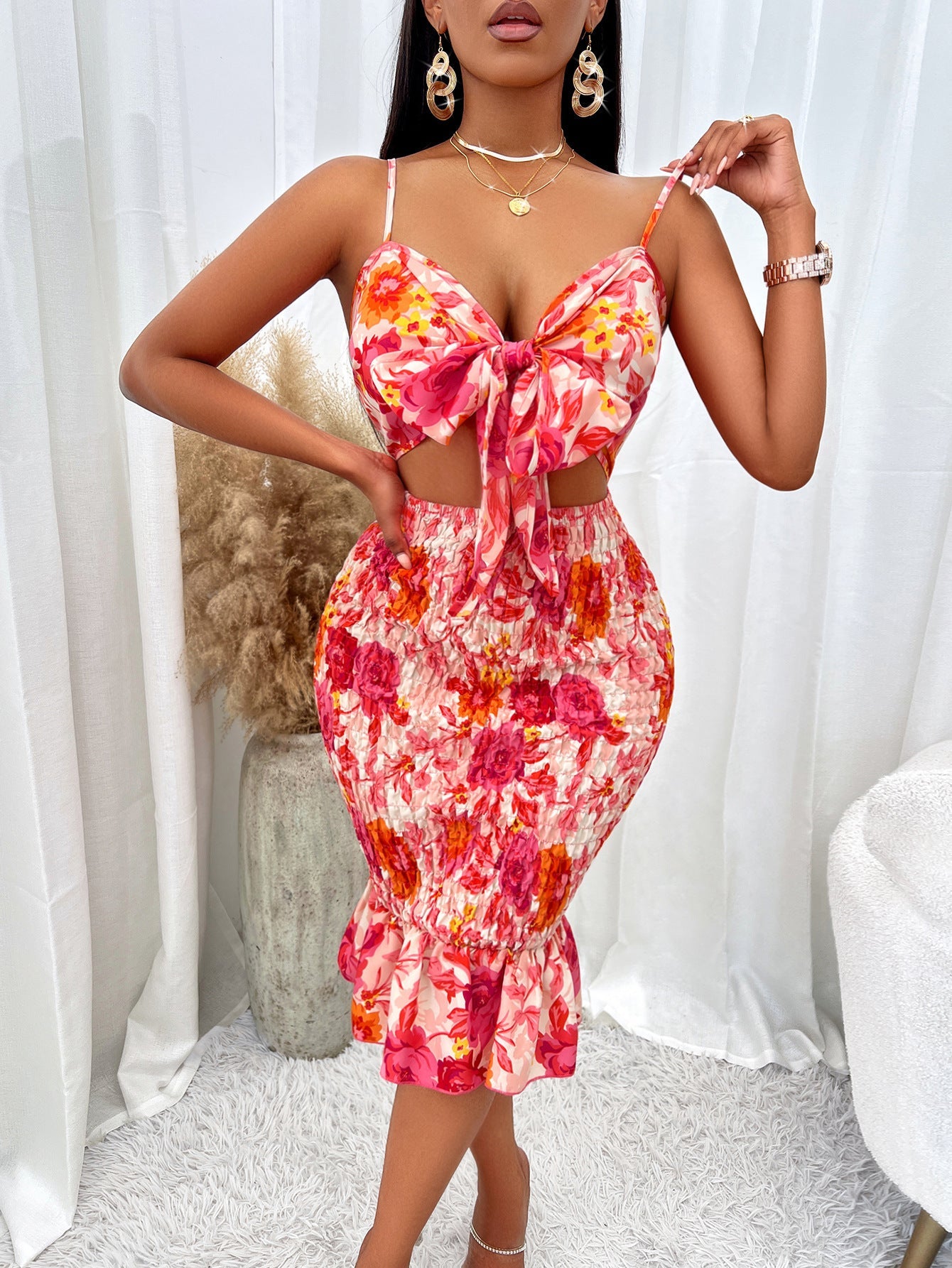 Robe courte à bretelles - Chic&Shines