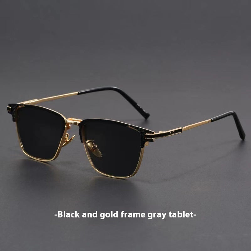Lunette de soleil carrée rétro protection UV - Chic&Shines