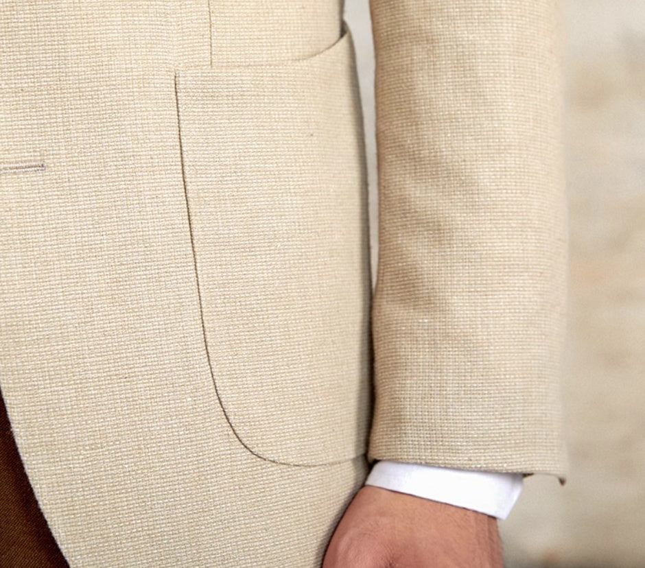 Costume à motif pour homme