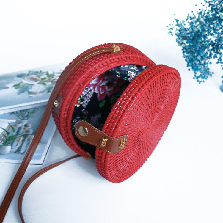 Sac creux De rotin tissé de croixrouge
