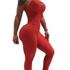 Combinaison legging yoga dos nu effet nid abeille - Chic&Shines