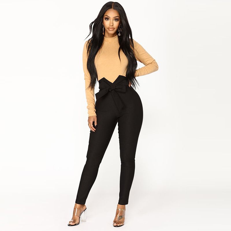 Designer slim-fit lace-up jeans