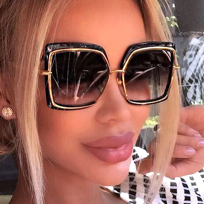 Lunettes de soleil Metal Square Shades