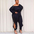 Combinaisons manches longues design zipper - Chic&Shines