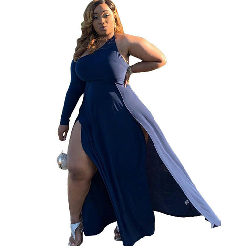 Robe DE Sortie Une Épaule avec Manche