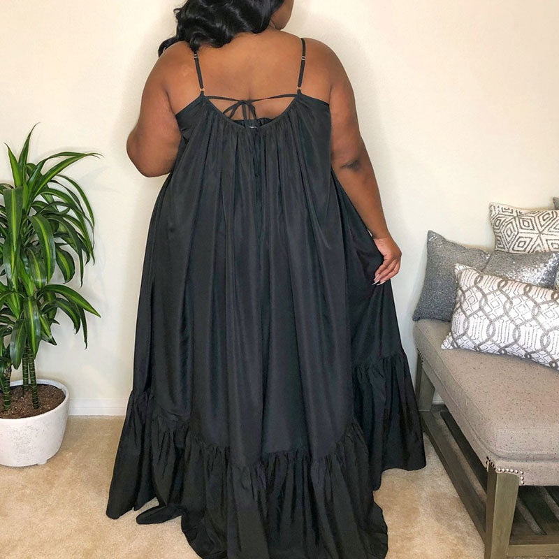 Sexy Bohemian Style Thin Strap Summer Maxi Dress