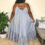 Sexy Bohemian Style Thin Strap Summer Maxi Dress