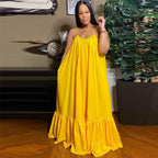 Sexy Bohemian Style Thin Strap Summer Maxi Dress