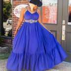 Sexy Bohemian Style Thin Strap Summer Maxi Dress