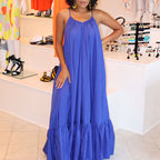 Sexy Bohemian Style Thin Strap Summer Maxi Dress