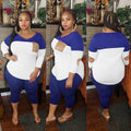 Ensembles T-shirt Col V Et Pantalon Serré - Chic&Shines
