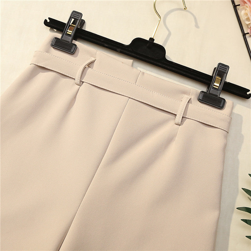 Solid color side zip shorts
