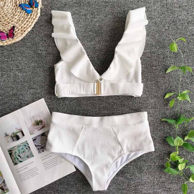 Maillot De Bain ébouriffé Tankinis