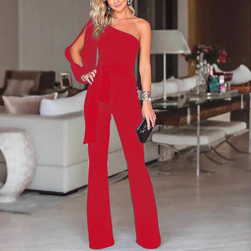 Combinaison pantalon à une manche longue - Chic&Shines