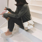 Sac à bandoulière Peluche Pompon - Chic&Shines