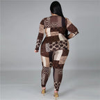 Ensemble tenue haut ras du cou à manches longues et son pantalon