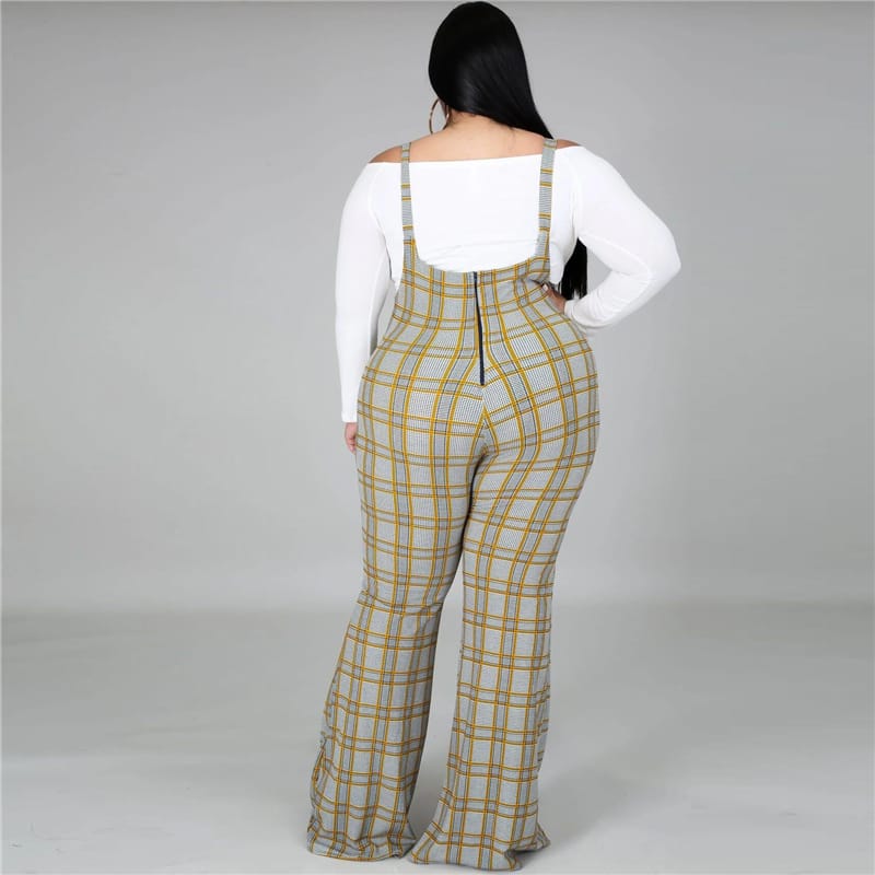 Ensemble haut manches longues à nœud et pantalon bretelles