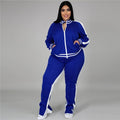 Ensemble jogging veste fermeture éclair à poches et jogging - Chic&Shines