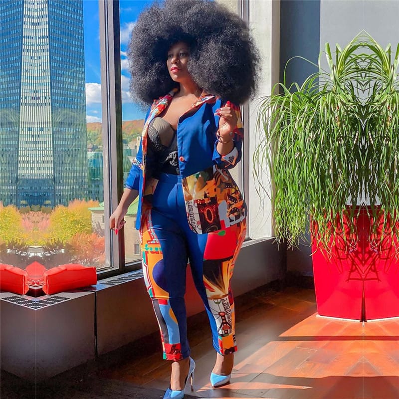 Ensemble Deux Pièces Blazer Et Pantalon