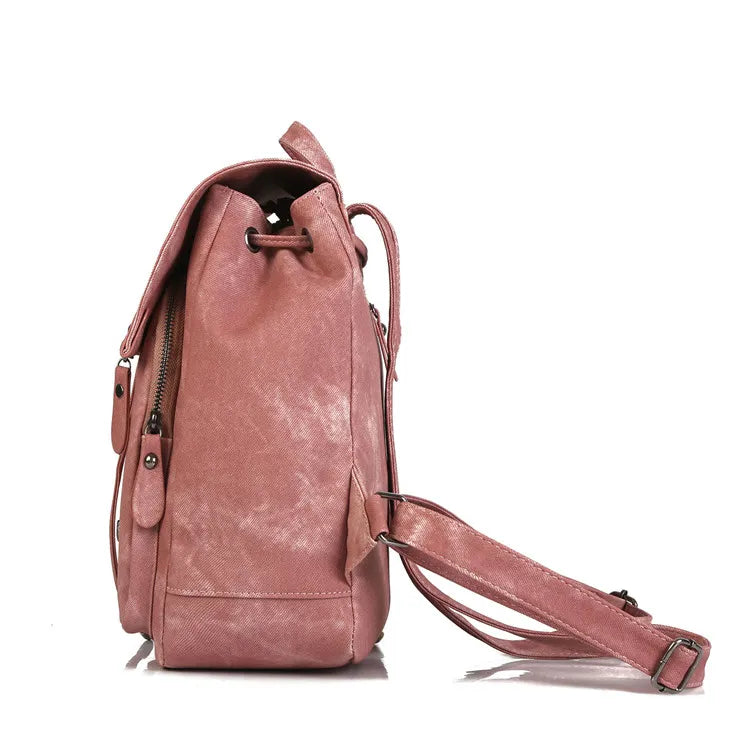 Vintage zipper backpack
