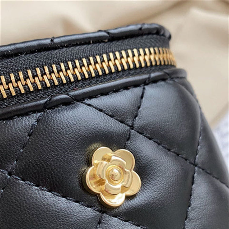 Sac Crossbody Fermeture à glissière Rhombic Grille