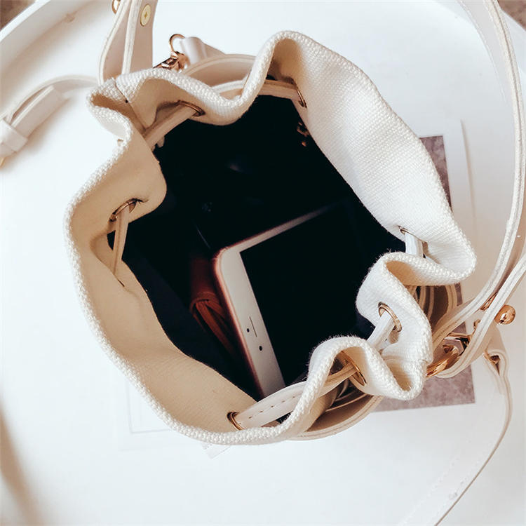 Cut-out bucket bag