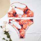 Maillot de bain 2 pièces sexy tie-dye