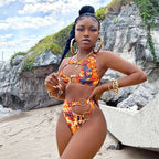 Maillot de bain 2 pièces sexy tie-dye