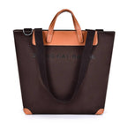 Sac style Cabas Grande Capacité Lettre Imprimée Toile Patchwork - Chic&Shines