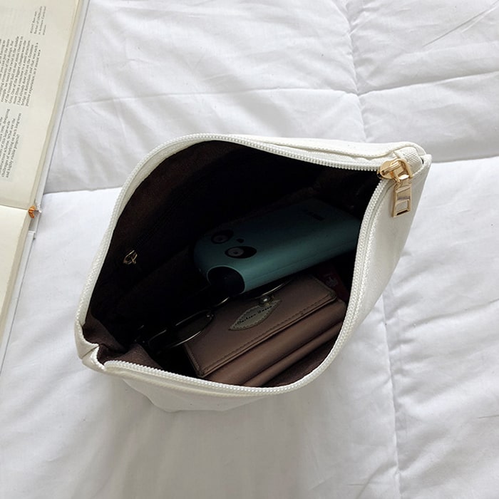 Ensemble sac design découpe avec pochette