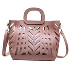 Ensemble sac design découpe avec pochette
