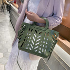 Ensemble sac design découpe avec pochette - Chic&Shines