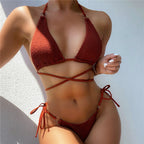 Maillot de bain bikini deux pièces licou brésilien - Chic&Shines