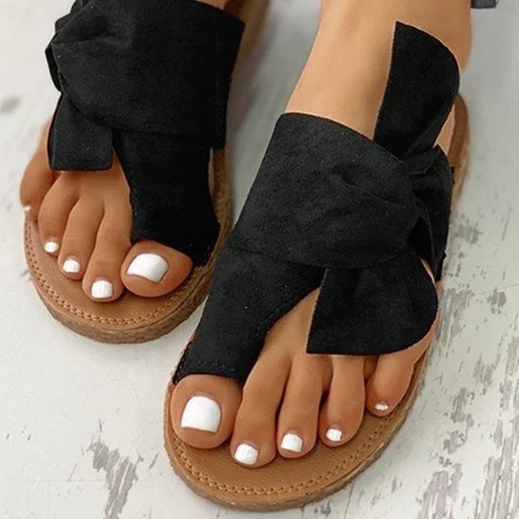 Sandale à nœud en Daim - Chic&Shines