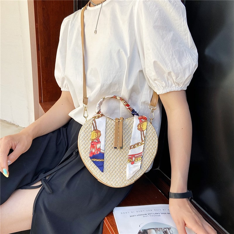 Sac bandoulière Tissé Design Ruban