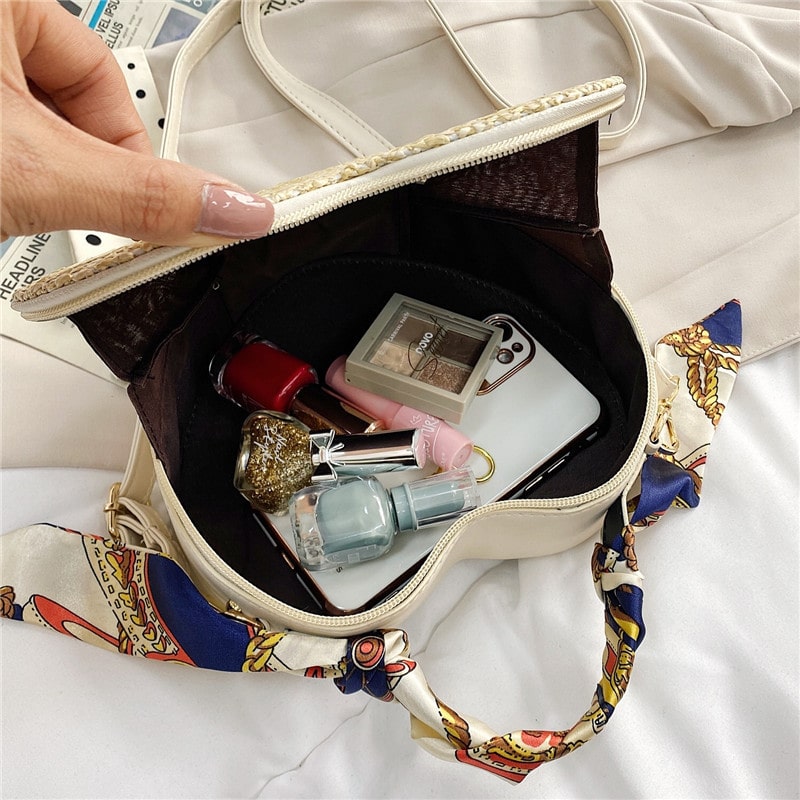 Sac bandoulière Tissé Design Ruban