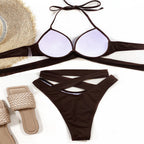 Maillots de bain sexy bande croisée