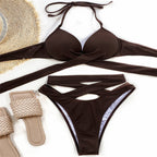 Maillots de bain sexy bande croisée