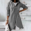 Manteau A Capuche Doublure Polaire Manches Longues - Chic&Shines