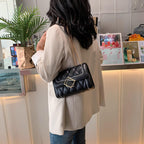 Sac Chaîne Métal Motif Diamant