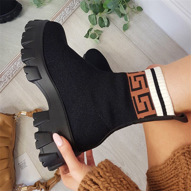 Bottes courtes gros talons